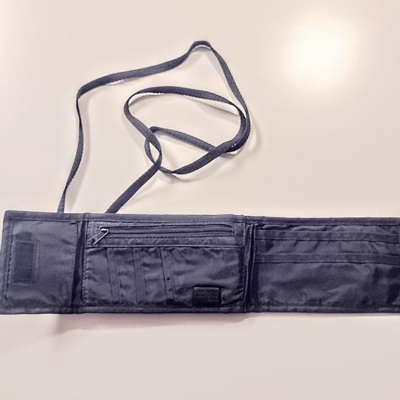 NW Territory Burgundy Nylon Crossbody Travel Wallet ~ Glasses/Phone Pocket ~ GVC - Picture 4 of 11